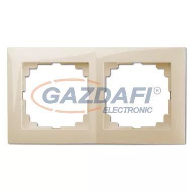 ELEKTRO-PLAST 1472-41 "Sentia" kettes keret, krém, IP44, 250V, 10A ELEKTRO-PLAST 1472-41 "Sentia" kettes keret, krém, IP44, 250V, 10A
