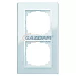   ELEKTRO-PLAST 1472-64 "Sentia" kettes üveg keret, tengerkék, IP20, 250V, 10A
