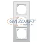  ELEKTRO-PLAST 1473-62 "Sentia" hármas üveg keret, fehér, IP20, 250V, 10A
