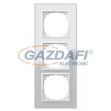 ELEKTRO-PLAST 1473-62 "Sentia" hármas üveg keret, fehér, IP20, 250V, 10A ELEKTRO-PLAST 1473-62 "Sentia" hármas üveg keret, fehér, IP20, 250V, 10A
