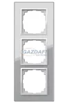 ELEKTRO-PLAST 1473-63 "Sentia" hármas üveg keret, ezüst, IP20, 250V, 10A ELEKTRO-PLAST 1473-63 "Sentia" hármas üveg keret, ezüst, IP20, 250V, 10A