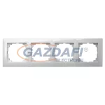   ELEKTRO-PLAST 1474-00 "Sentia" univerzális négyes keret, fehér, IP20, 250V, 10A