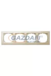 ELEKTRO-PLAST 1474-01 "Sentia" univerzális négyes keret, krém, IP20, 250V, 10A