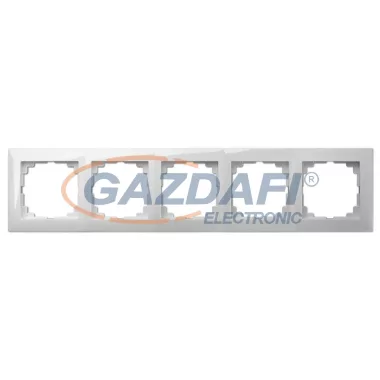 ELEKTRO-PLAST 1475-00 "Sentia" univerzális ötös keret , fehér, IP20, 250V, 10A ELEKTRO-PLAST 1475-00 "Sentia" univerzális ötös keret , fehér, IP20, 250V, 10A