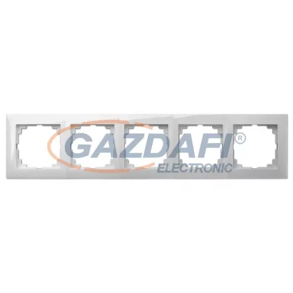   ELEKTRO-PLAST 1475-00 "Sentia" univerzális ötös keret , fehér, IP20, 250V, 10A