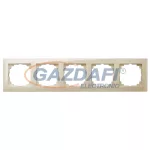   ELEKTRO-PLAST 1475-01 "Sentia" univerzális ötös keret, krém, IP20, 250V, 10A