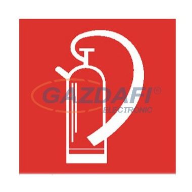 Tűzoltó készülék Utánvilágító tábla, 150x150mm