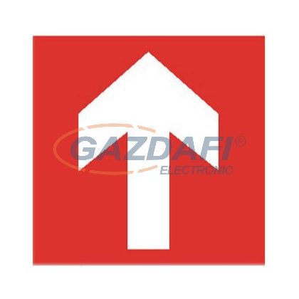   Iránymutató nyíl "Fel" Utánvilágító tábla, 150x150mm