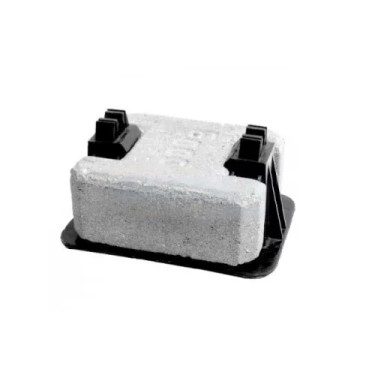 S&G 1511 Műanyag súlyozott körvezető tartó köracélhoz PV21 (normál)