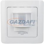   GAO 15379 Süllyesztett fali mozgásérzékelő, 120 fokos, fehér, max. 12m, IP20, 500W, 180VA