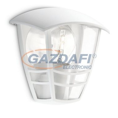PHILIPS Creek 153873116 fali lámpa, 1x60W 230V E27, fehér