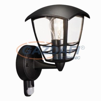   PHILIPS Creek 153883016 mozgásérzékelő fali lámpa, 1x60W 230V E27, fekete