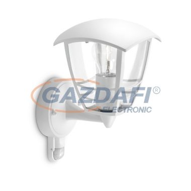 PHILIPS Creek 153883116 mozgásérzékelő fali lámpa, 1x60W 230V E27, fehér