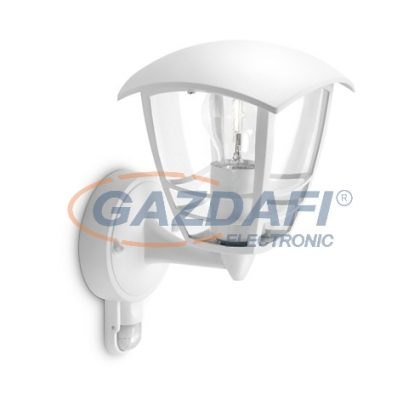   PHILIPS Creek 153883116 mozgásérzékelő fali lámpa, 1x60W 230V E27, fehér