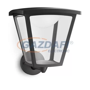PHILIPS Cottage 154803016 LED fali lámpa, 1x4.5W 230V 430Lm, fekete