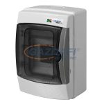   ELEKTRO-PLAST 1601-01 "Galant" falon kívüli, UV álló elosztó, IP65, 4 modul