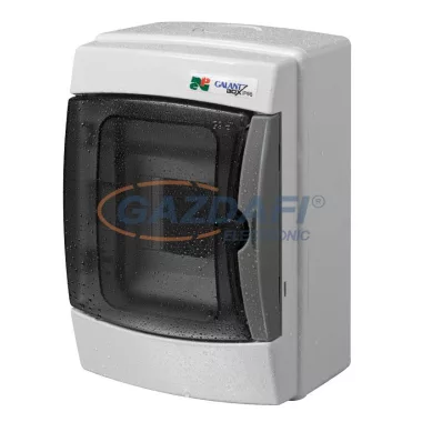 ELEKTRO-PLAST 1601-01 "Galant" falon kívüli, UV álló elosztó, IP65, 4 modul ELEKTRO-PLAST 1601-01 "Galant" falon kívüli, UV álló elosztó, IP65, 4 modul