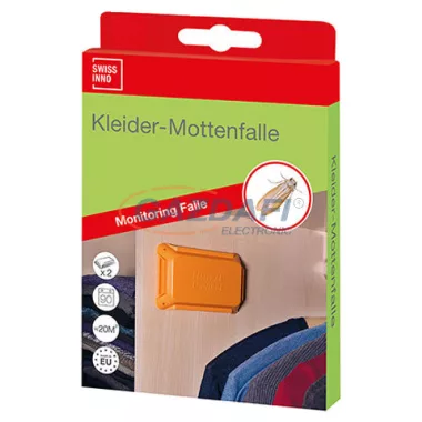 SWISSINNO 1601001K Natural Control Ruhamoly csapda, 2 db csapda/csomag