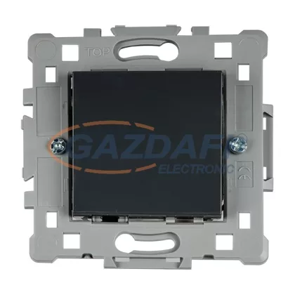   ELMARK "Splendor" süllyesztett váltókapcsoló, sötétszürke