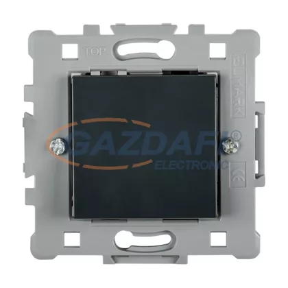   ELMARK "Splendor" süllyesztett keresztkapcsoló, sötétszürke