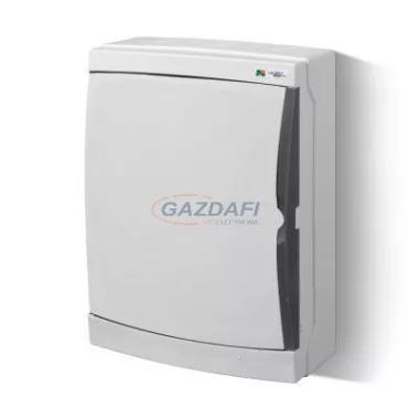 ELEKTRO-PLAST 1605-00 "Galant" falon kívüli, UV álló elosztó, IP65, 26 modul, 2x13, szürke, szürke ajtó