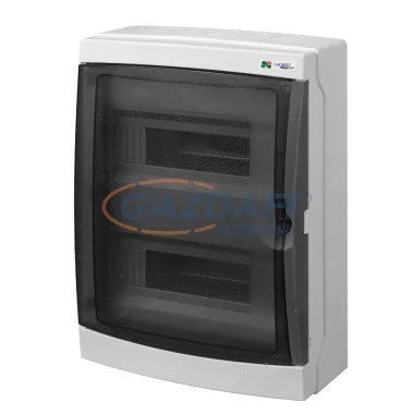 Cutie de distribuție ELEKTRO-PLAST 1605-01 "Galant", rezistent la radiații UV, IP65, 26 module, 2x13 Cutie de distribuție ELEKTRO-PLAST 1605-01 "Galant", rezistent la radiații UV, IP65, 26 module, 2x13
