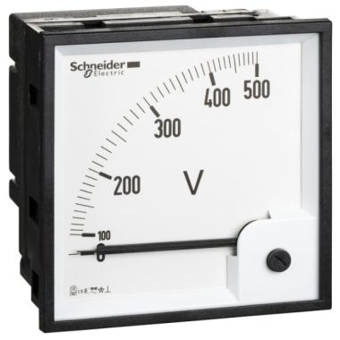 SCHNEIDER 16075 PowerLogic Voltmeter 96 X 96 0-500V