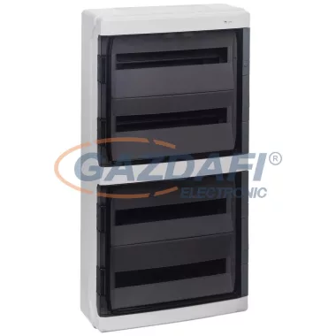ELEKTRO-PLAST 1609-01 "Galant" falon kívüli, UV álló elosztó, IP65, 72 modul, 4x18 ELEKTRO-PLAST 1609-01 "Galant" falon kívüli, UV álló elosztó, IP65, 72 modul, 4x18