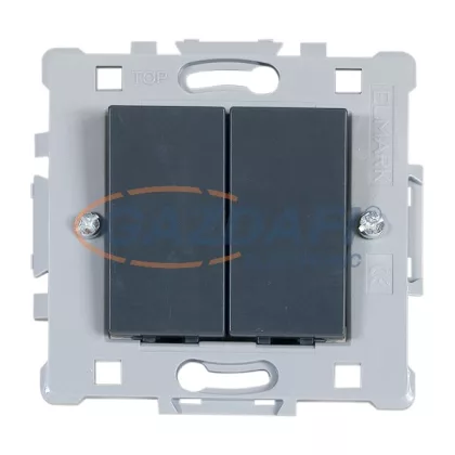   ELMARK "Splendor" süllyesztett csillárkapcsoló, sötétszürke