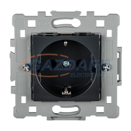   ELMARK "Splendor" süllyesztett dugalj, sötétszürke