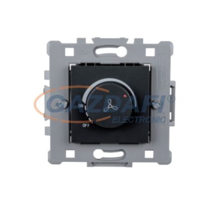   ELMARK "Splendor" süllyesztett ventilátor kapcsoló, 500W, sötétszürke