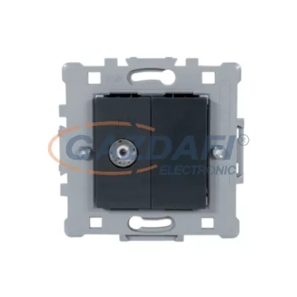   ELMARK "Splendor" süllyesztett TV aljzat, sötétszürke