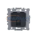   ELMARK "Splendor" süllyesztett informatikai csatlakozóaljzat RJ45, sötétszürke