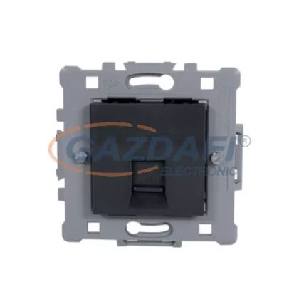   ELMARK "Splendor" süllyesztett informatikai csatlakozóaljzat RJ45, sötétszürke