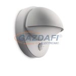   PHILIPS June 162468716 mozgásérzékelő fali lámpa, 1x12W 230V E27 741Lm, szürke