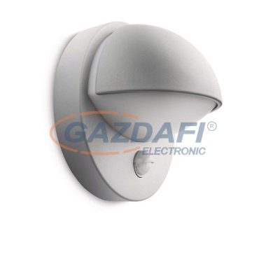 PHILIPS June 162468716 mozgásérzékelő fali lámpa, 1x12W 230V E27 741Lm, szürke