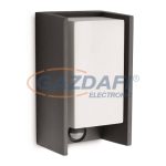   PHILIPS Bridge 163529316 mozgásérzékelő fali lámpa, 1x15W 230V E27 970Lm, antracit