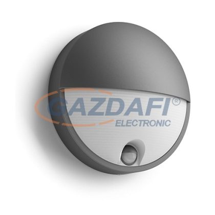   PHILIPS Capricorn 164569316 IR LED mozgásérzékelő fali lámpa, 1x6W 230V 600Lm, antracit