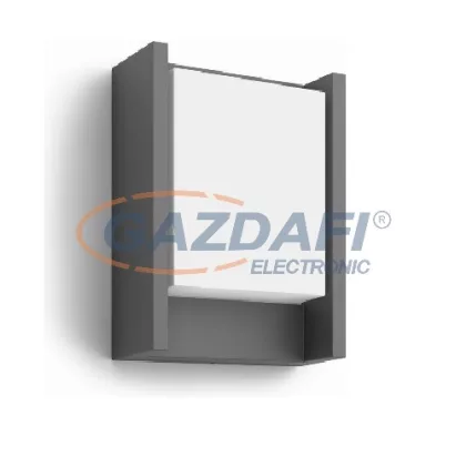   PHILIPS Arbour 1646093P3 LED fali lámpa 6W 230V 4000K 600Lm, antracit