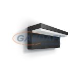   PHILIPS Bustan 1648393P0 LED fali lámpa, 2x4.5W 1000Lm, antracit