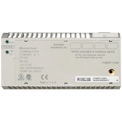   SCHNEIDER 170ENT11002 Kommunikációs adapter, Ethernet 10/100