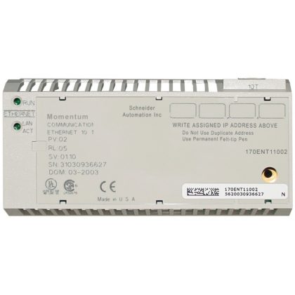 SCHNEIDER 170ENT11002 Kommunikációs adapter, Ethernet 10/100