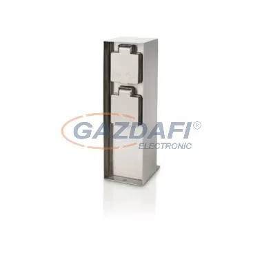 PHILIPS Rock 171084746 földelt dugó , IP44 inox PHILIPS Rock 171084746 földelt dugó , IP44 inox