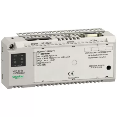 SCHNEIDER 171CBU98090 M1E RS232/485 USB IOBus ENet IOScanner