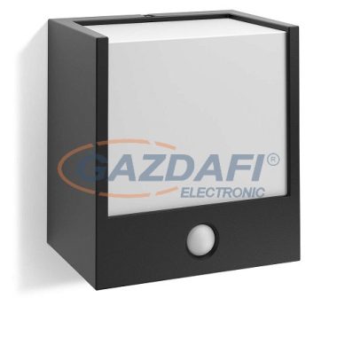 PHILIPS Macaw 173173016 LED mozgásérzékelő fali lámpa, 1x3.5W 230V 320Lm, fekete