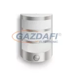   PHILIPS Python 173244716 IR LED mozgásérzékelő fali lámpa, 1x6W 230V 600Lm, inox