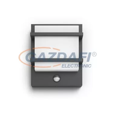 PHILIPS Petronia 1739593P0 IR LED fali lámpa, 12W 1200Lm, antracit