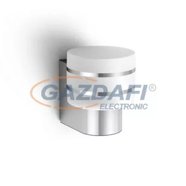 PHILIPS Hue Turar 17404/47/P0 kültéri intelligens vezérelhető falilámpa inox, 9.5W 806Lm 2700K E27 IP44