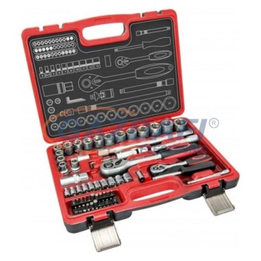 Hartsson Dugókulcs készlet CrV, 72 részes, 16 x 1/2"; 10 x 1/4"