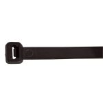   TRACON normál kábelkötegelő, fekete, 180×7,8mm, d=3,5-45mm, PA6.6, 100 db/csomag